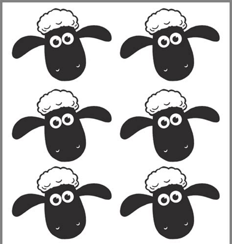 Sheep Face Printable